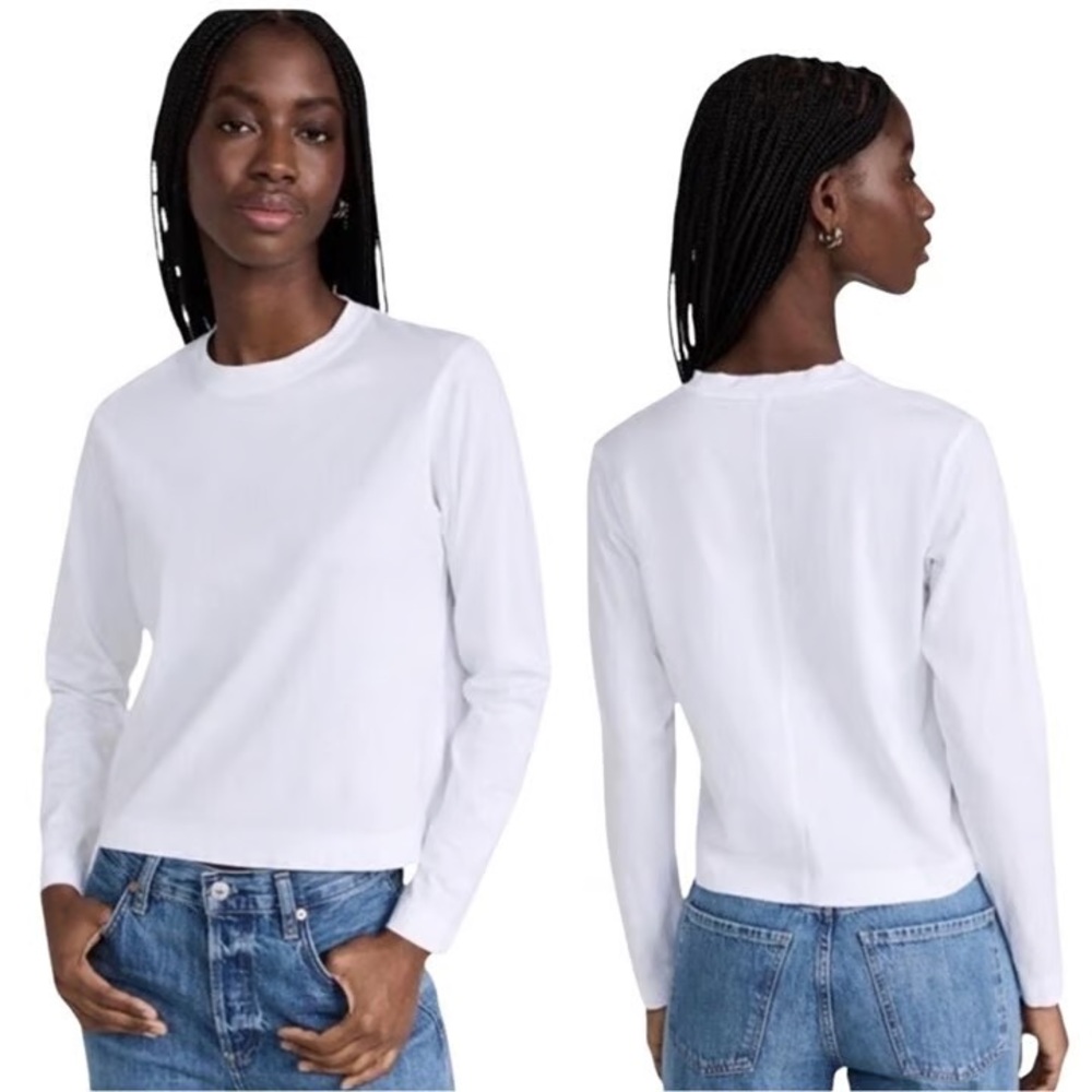 AYR White Long Sleeve Tee